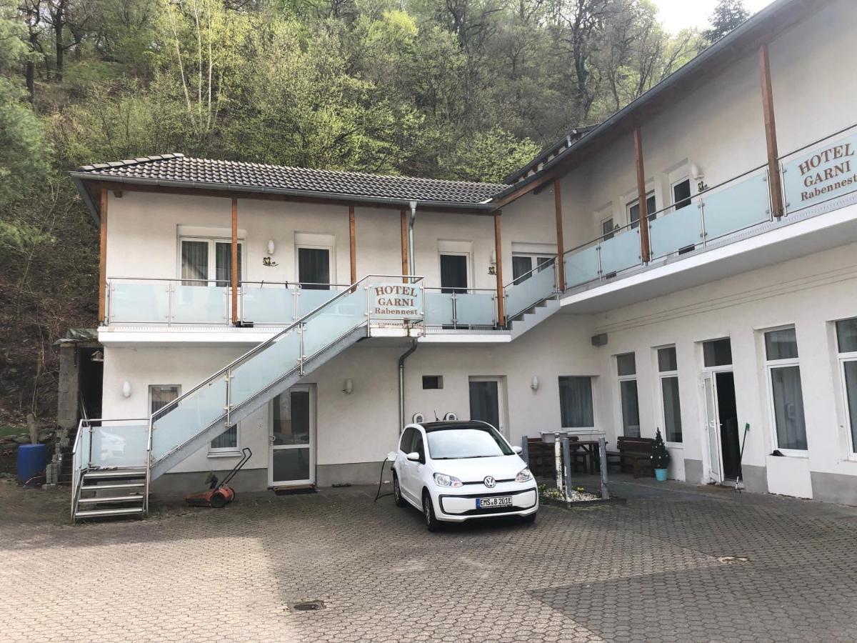 Hotel Garni Rabennest Braubach Exteriör bild